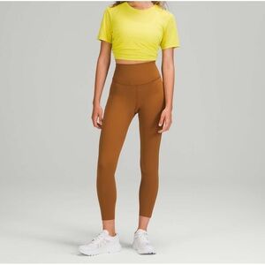 Lululemon Base Pace 25” Leggings Size 8 Copper Brown